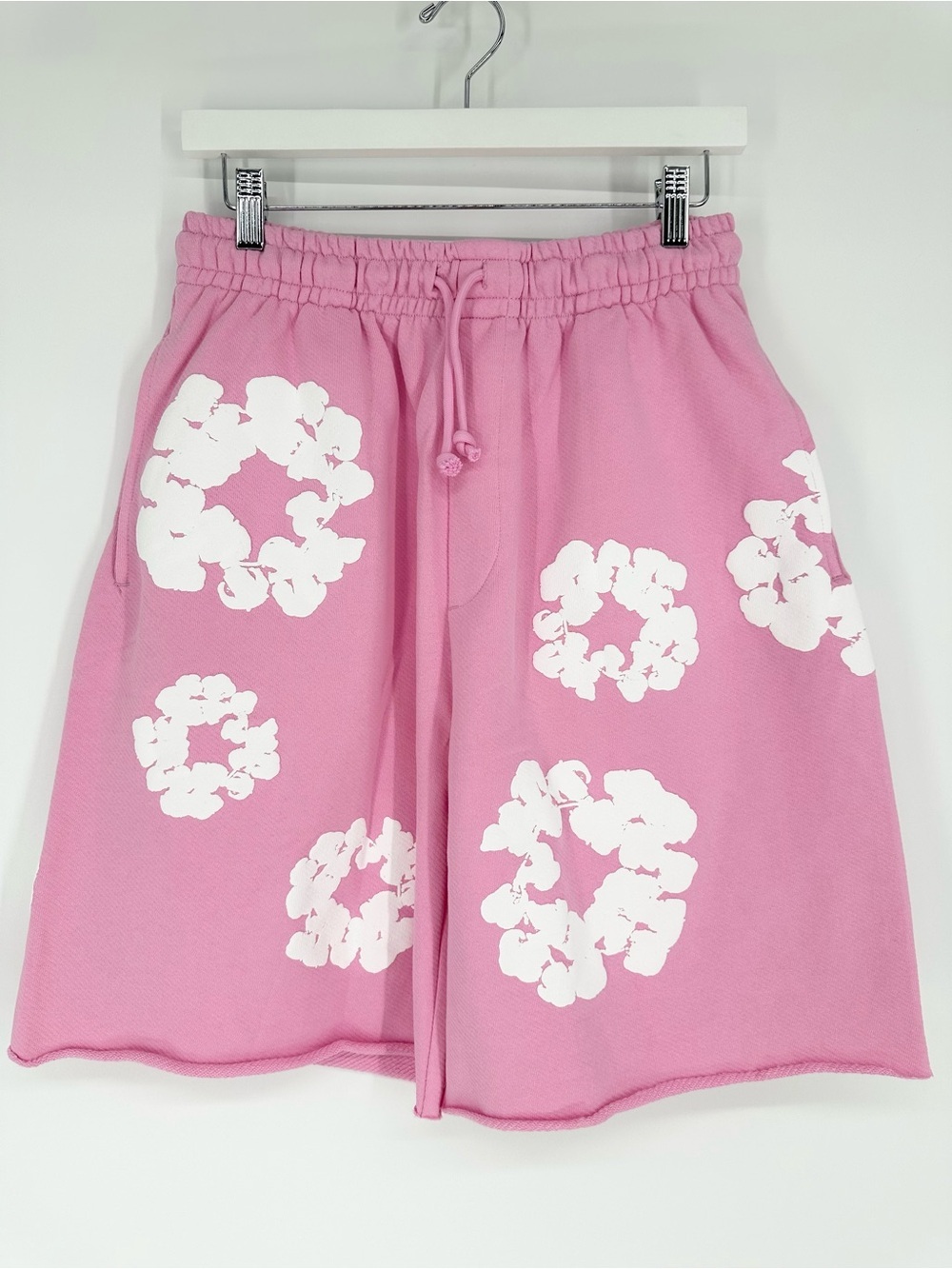 Denim Tears Cotton Wreath Pink Drawstring Shorts